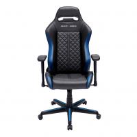 Компьютерное кресло DXRacer Drifting OH/DH73 игровое, обивка: искусственная кожа, цвет: черный/синий
