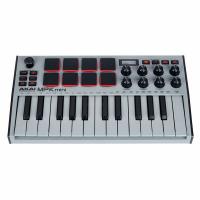 MIDI-клавиатура AKAI MPK Mini MK3, серый